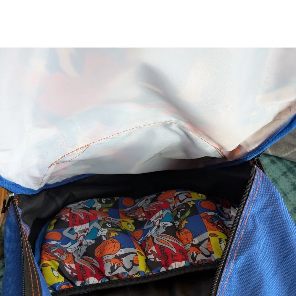 Looney Tunes Space Jam Tune Squad Backpack Bugs Bunny Daffy Duck Taz Blue Orange